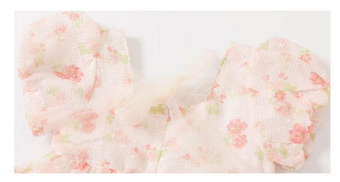 Girls' Summer Dress 2022 New Sweet Short Sleeve Princess Dress